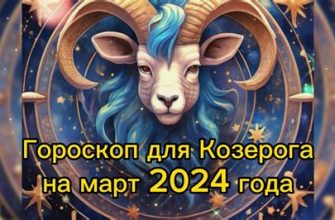 Гороскоп Козерога на март 2025 советы и предсказания